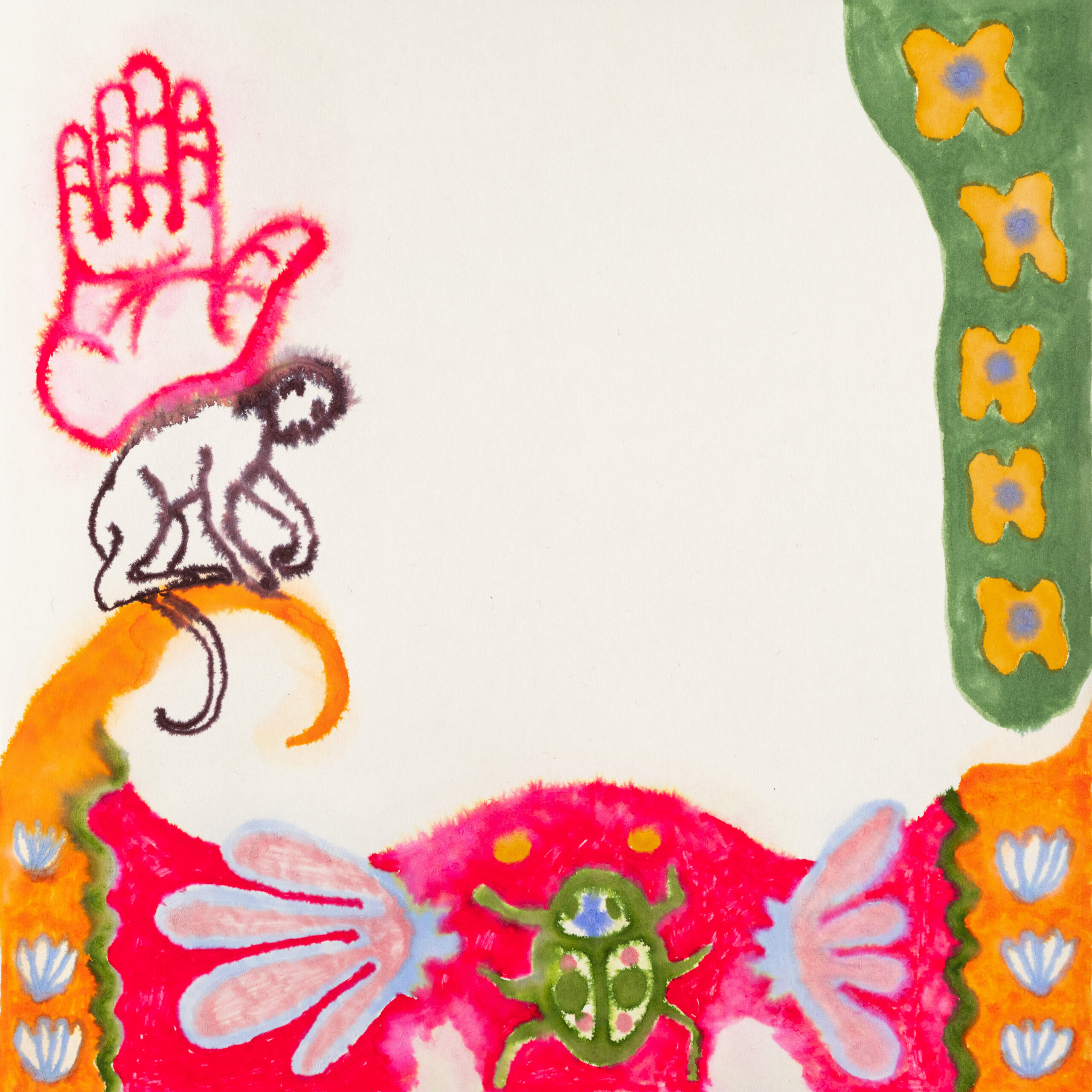 high-resolution digital template "the old one - back cover", 5.263 x 5.362 px.